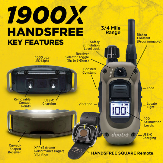 1900X HANDSFREE 1-DOG UNIT