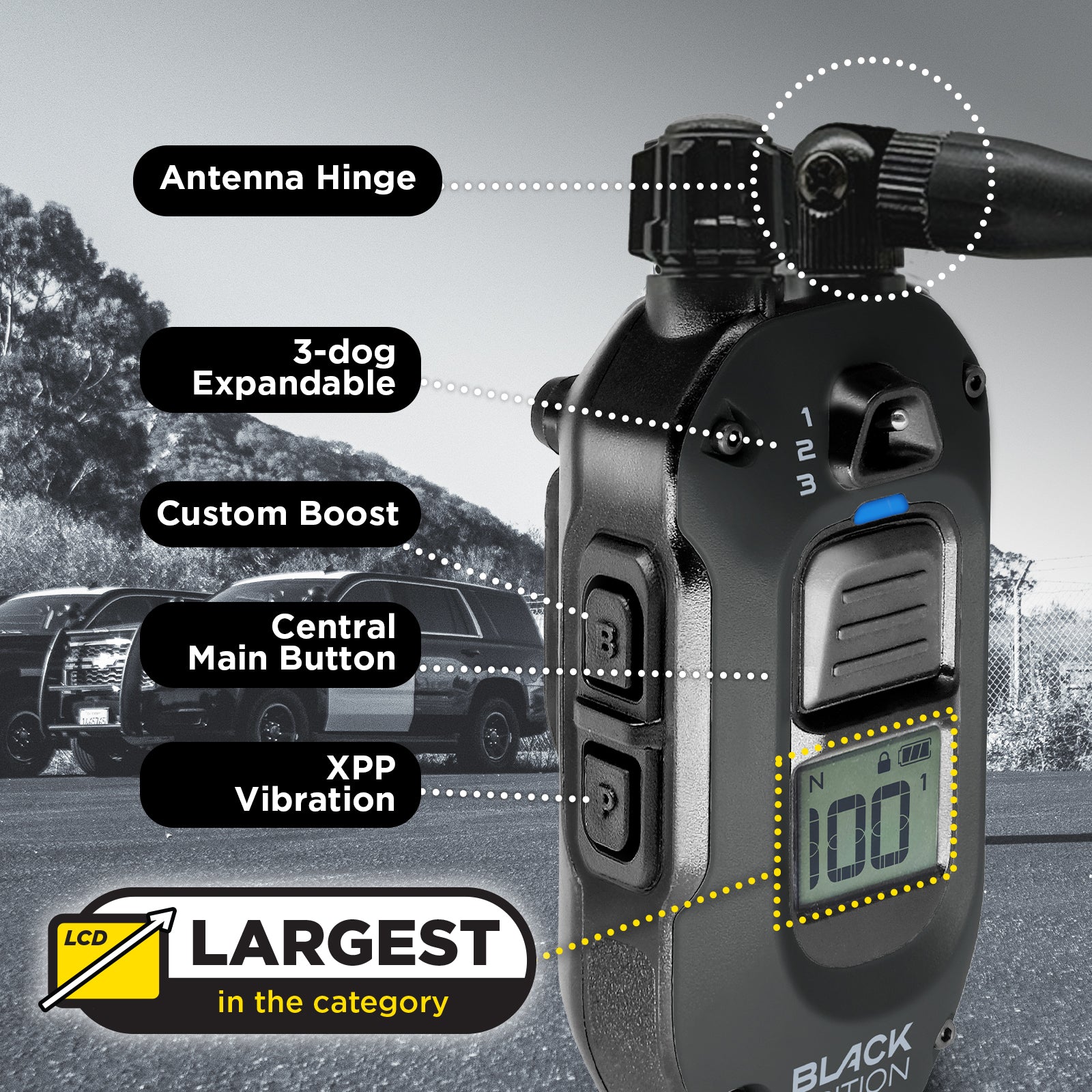 1900X BLACK EDITION 1-DOG UNIT – Dogtra.com