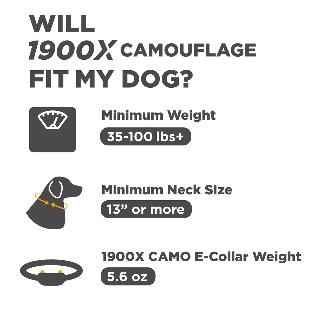 1900X CAMOUFLAGE 1-DOG UNIT