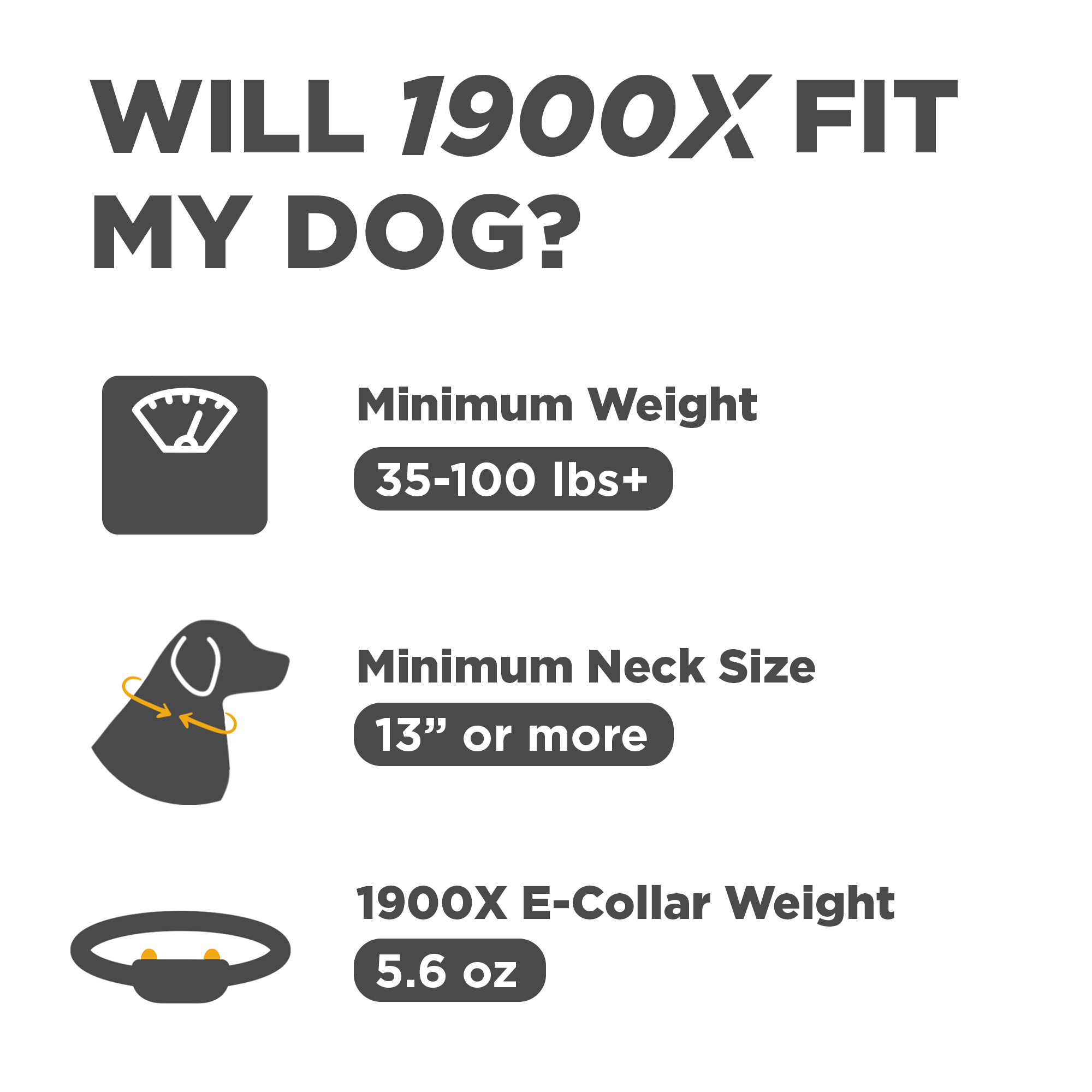 1900X 1-DOG UNIT