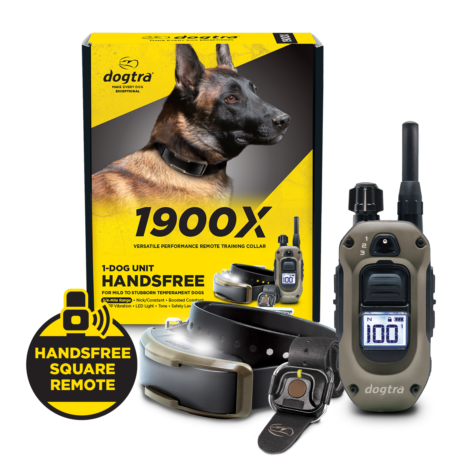 1900X HANDSFREE 1-DOG UNIT