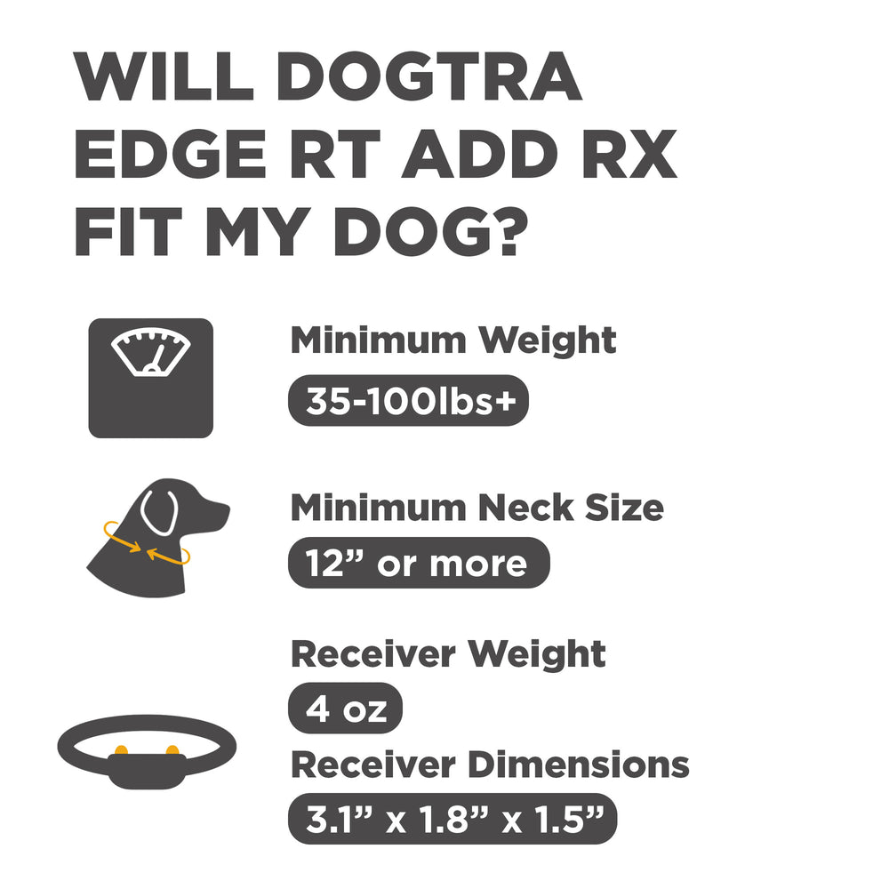 EDGE RT ADDITIONAL RECEIVER - BLACK