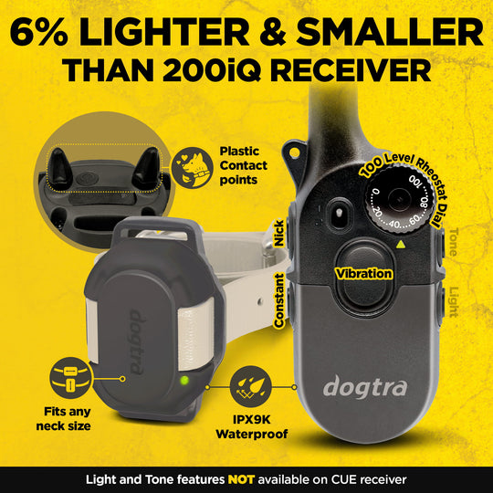 200iQ 2-Dog Bundle with CUE Gen2 Grey Receiver