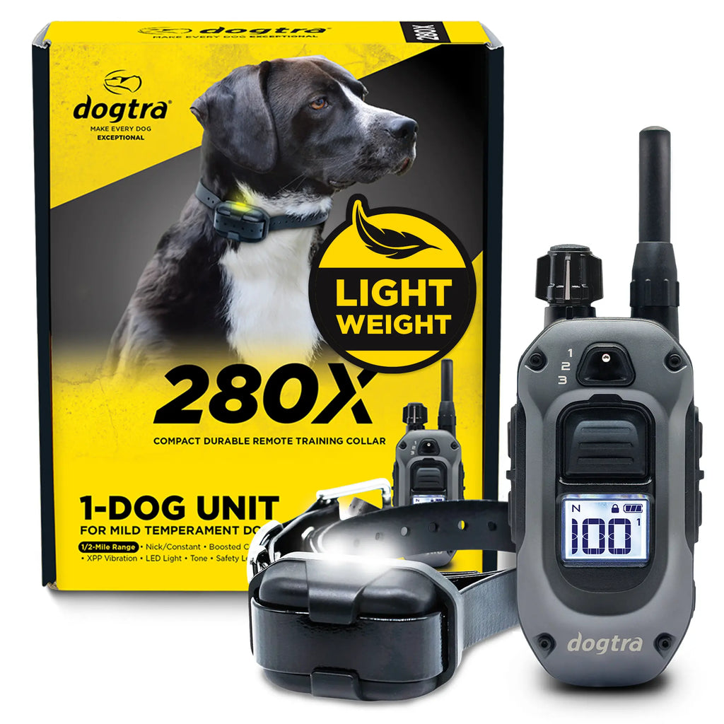 Dogtra 280X ドッグトレーニングカラー Eカラー リモコン 280X 1-DOG UNIT – Dogtra.com