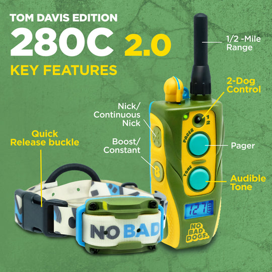 TOM DAVIS EDITION 280C 2.0 + FREE DOGTRA TREAT BAG