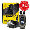 Dogtra 1900X remote training collar with packaging and a 15% off badge.