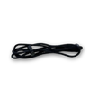 Black lanyard on a white background