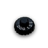 Black dial with 'DOG 1 2 3' text on a white background