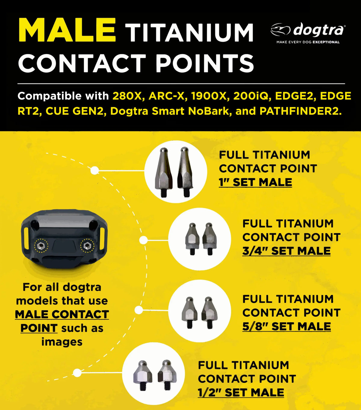 FULL TITANIUM CONTACT POINT 5/8