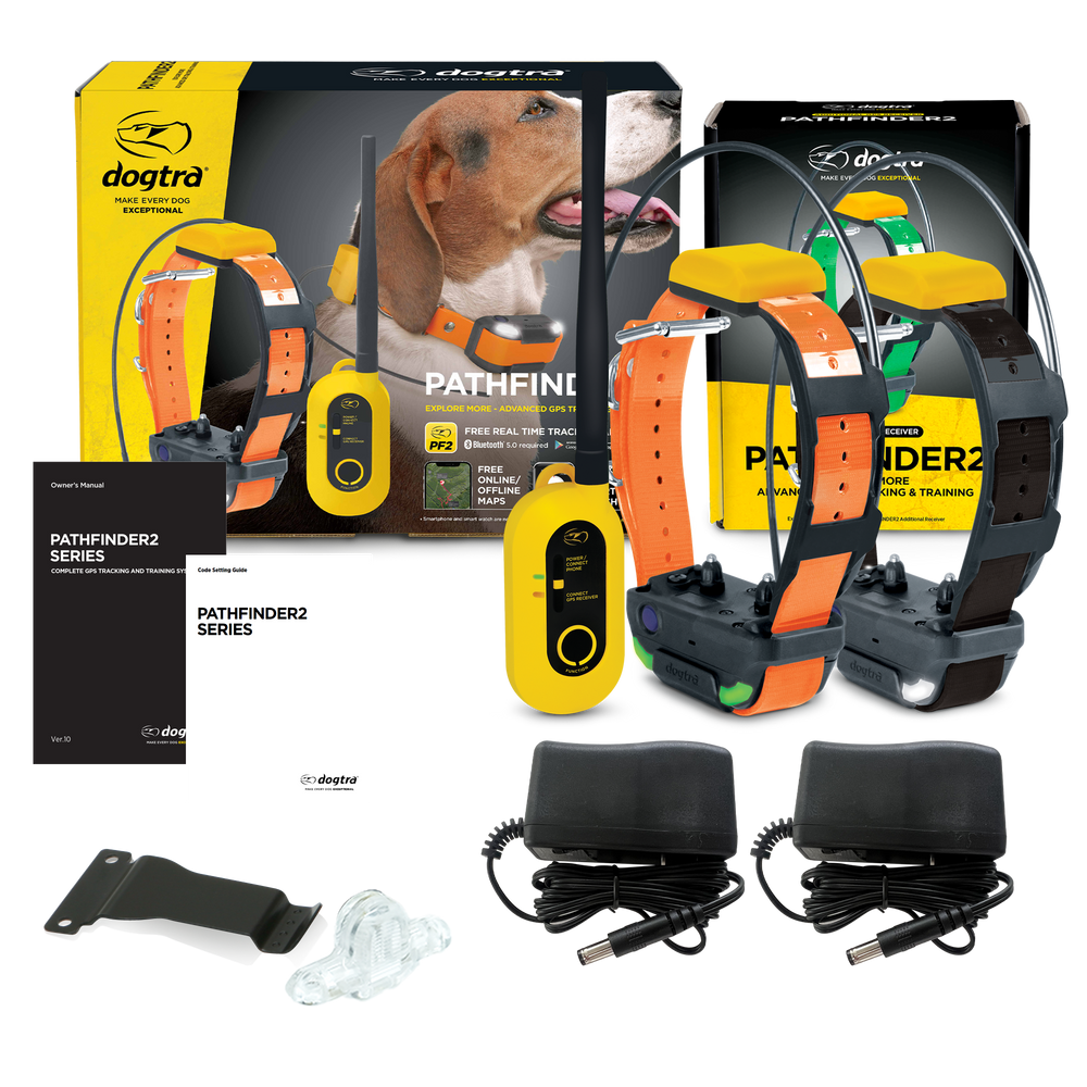 PATHFINDER2 GPS E-COLLAR SET + BLACK ADDITIONAL RECEIVER